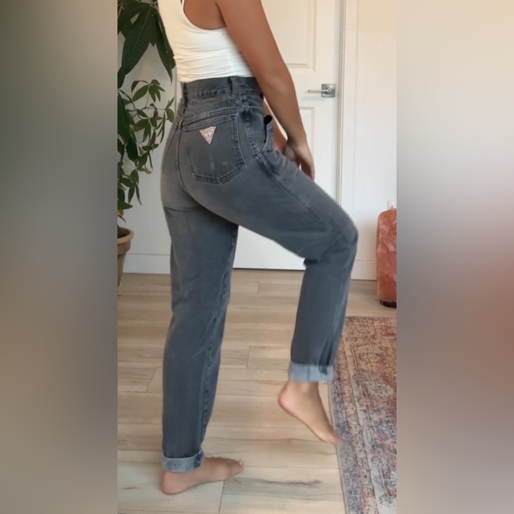 Vintage GUESS Women's Gray Jeans